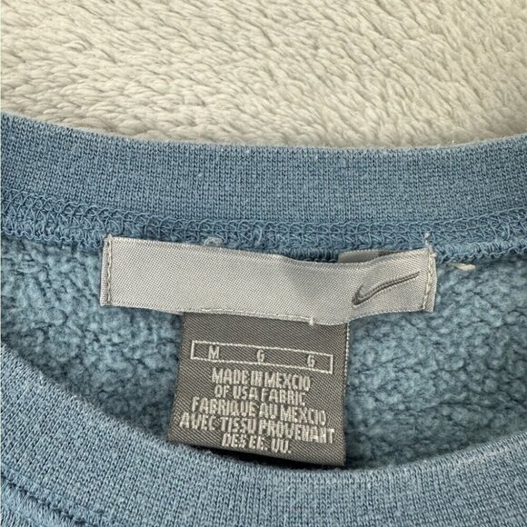 Nike Rework Sweatshirt Grey / Blue Men’s Size M (Fits like a size Small) - Picture 2 of 12